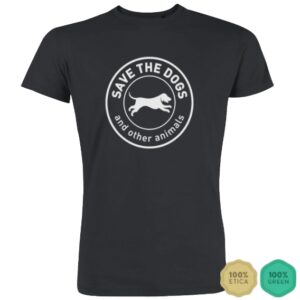 T-shirt Save the Dogs - Logo
