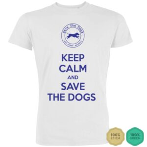 T-shirt Keep calm and Save the Dogs