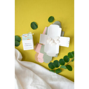 Scatolina porta confetti - Fiore Arancione