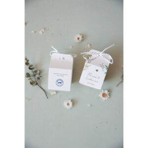Scatolina porta confetti - Foglie