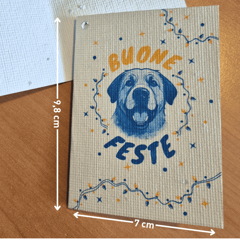 Bigliettini chiudipacco in carta piantabile (4 pezzi) - immagine 3