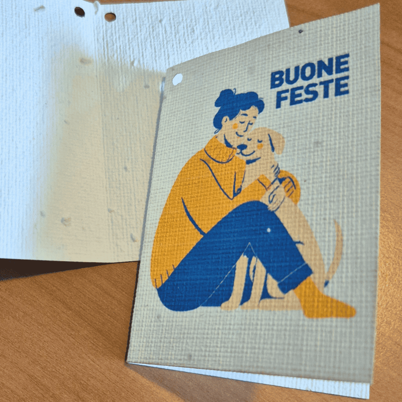 Bigliettini chiudipacco in carta piantabile (4 pezzi) - immagine 5