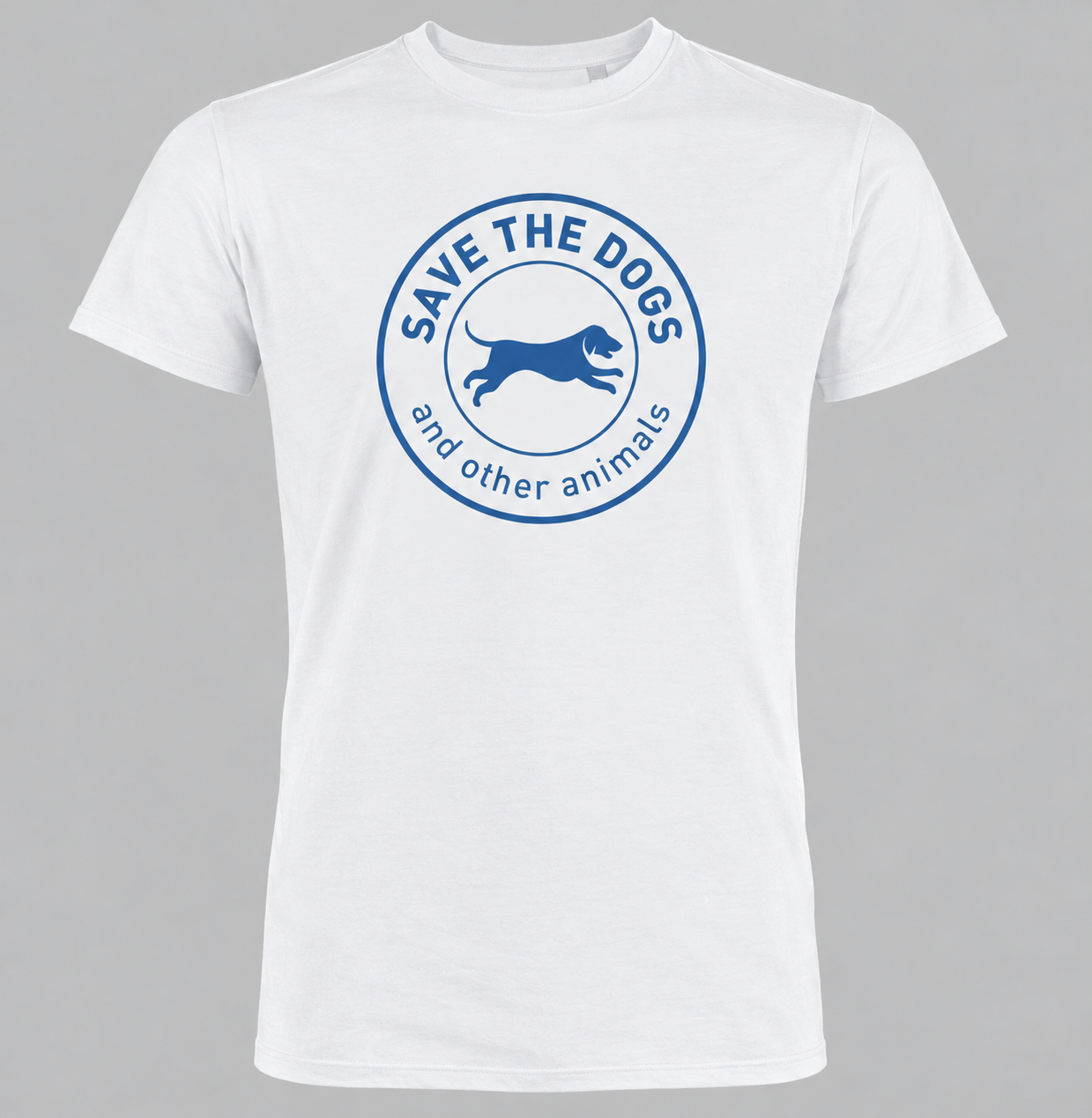 T-shirt bianca con logo Save the Dogs - immagine 2